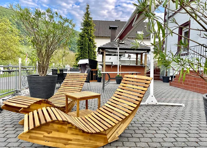 アパート Altes Winzerhaus Am Moselufer - Goldgrube *